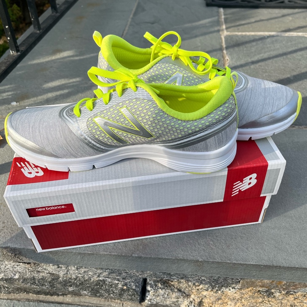 New Balance Cush grey & yellow sneakers - NWT